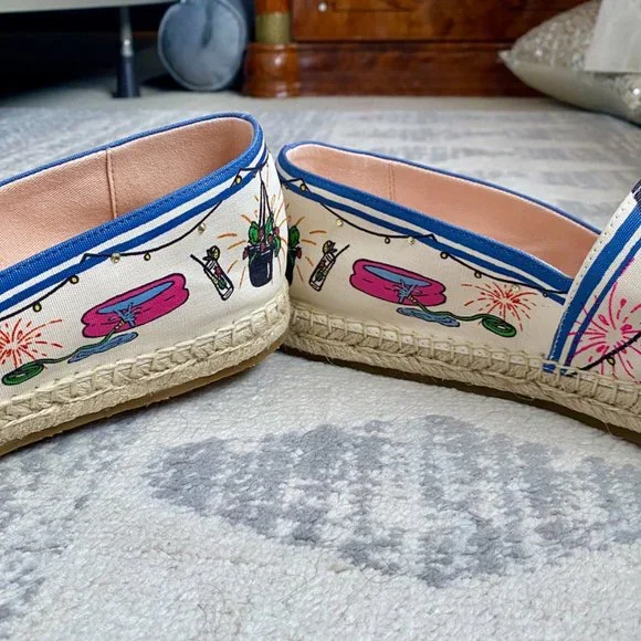 Kate Spade Rooftop Espadrilles Like New - Picture 9 of 13